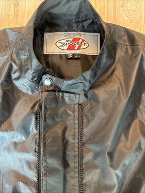 Joe Rocket Black Shell Riding Jacket with Front Zippers